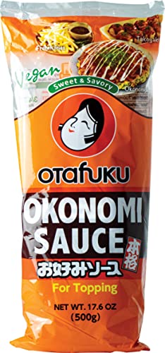 Otafuku Okonomi Sauce – Fruchtig-scharfe, japanische Würzsauce zum Dippen, Würzen und Verfeinern – 1 x 424 ml von Otafuku