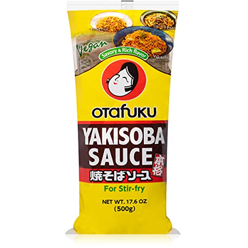 Otafuku Yakisoba Sauce – Aromatische, japanische Würzsauce zum Verfeinern von Bratnudeln und vielen weiteren Gerichten – 1 x 500g | 500 g (1er Pack) von OTAFUKU