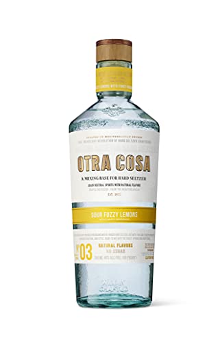 Hard Seltzer Mixing Base „Otra Cosa – Sour Fuzzy Lemons“, Zitrone-Rosmarin, zuckerfreie Spirituose, 0,7 L, 40% Vol. von Otra Cosa