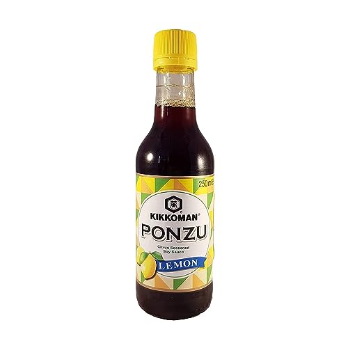 Ponzu Sauce Kikkoman, Soja Soße Zitrusgeschmack, Sojasauce mit Zitronen-Konzentrat 250ml Ponzusauce Lemon von Otsumami-Land.com