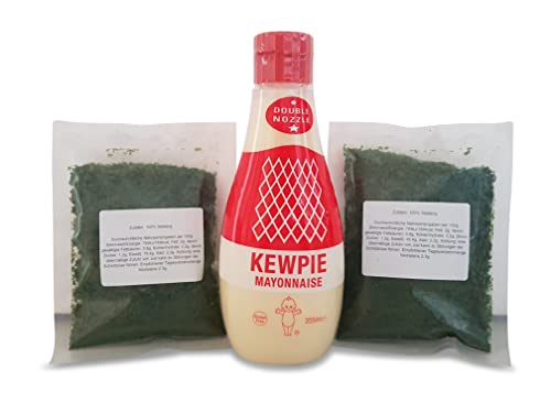 Aonori ko Aonoriko 20g, japanische Kewpie Mayonnaise 355ml, Zutaten für Okonomiyaki, Yakisoba, Takoyaki Aonori ko Aonoriko 20g, japanische Kewpie Mayonnaise 355ml, Zutaten für Okonomiyaki, Yakisoba, Takoyaki von Otsumami-Land