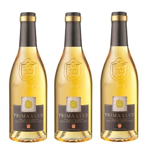 3x 0,375l - 2021er - Ottella - Prima Luce - Vino da uve passite - Veneto I.G.P. - Italien - Weißwein süß von Ottella