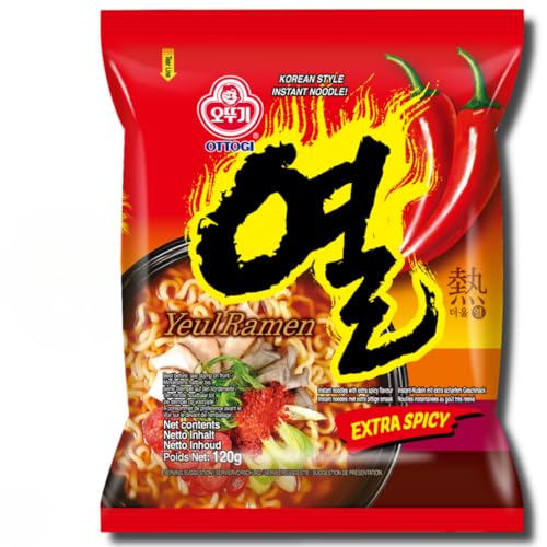 Nudel Ramen gewürzt Yeul Ramen OTTOGI 120g Korea - Packung mit 12 Stück von Ottogi