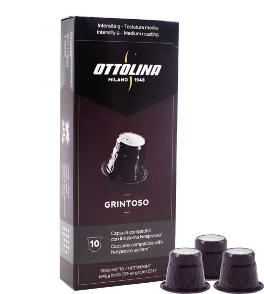 Ottolina Nespresso®* kompatible Kapseln Grintoso von Ottolina