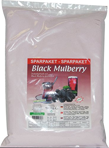 1KG Türkisches Instantgetränk "Black Mulberry" mit schwarze Maulbeere-Geschmack - Instant-Pulver Ottoman von Ottoman 2.0