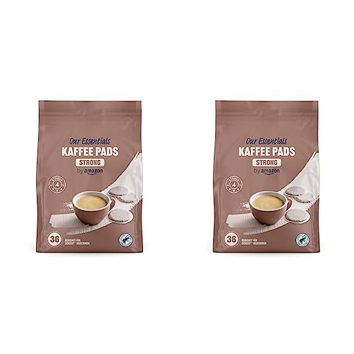 by Amazon Kaffeepads Strong, Geeignet für Senseo Maschinen, 36 Stück (1er-Pack) (Packung mit 2) von by Amazon