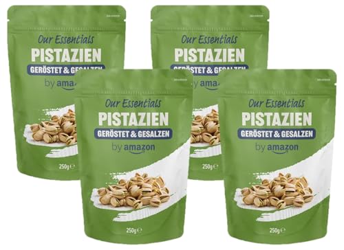 by Amazon Pistazien geröstet & gesalzen, 250g (Packung mit 4) von by Amazon