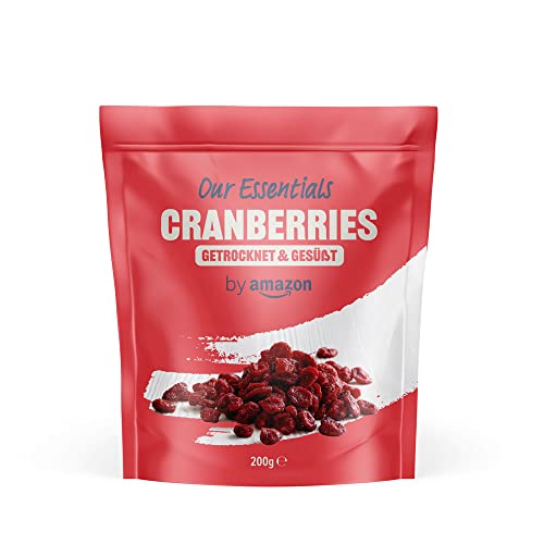 by Amazon Cranberries getrocknet und gesüßt, 200g (1er-Pack) von Our Essentials by Amazon