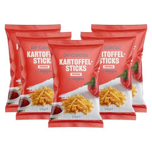 by Amazon Kartoffelsticks Paprika, 125g (Packung mit 5) von by Amazon