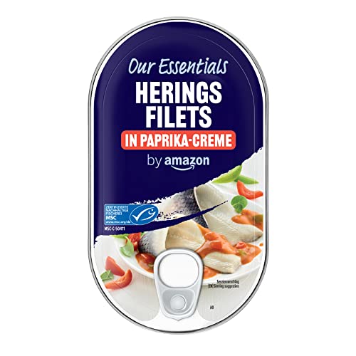 by Amazon MSC Heringsfilets in Tomaten Paprika Crème, 200g (1er-Pack) von Our Essentials by Amazon