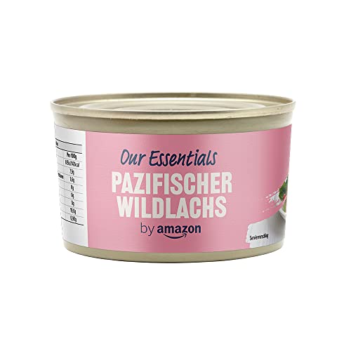 by Amazon MSC Pazifischer Pink-Wildlachs mit Haut und Gräten, 213g von by Amazon