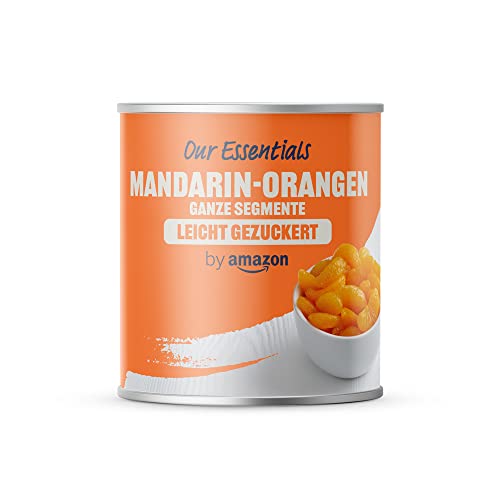 by Amazon Mandarin-Orangen, ganze Segmente, leicht gezuckert, 312g (1er-Pack) von Our Essentials by Amazon
