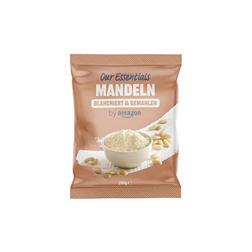 by Amazon Mandeln blanchiert & gemahlen, 200g (1er-Pack) von by Amazon
