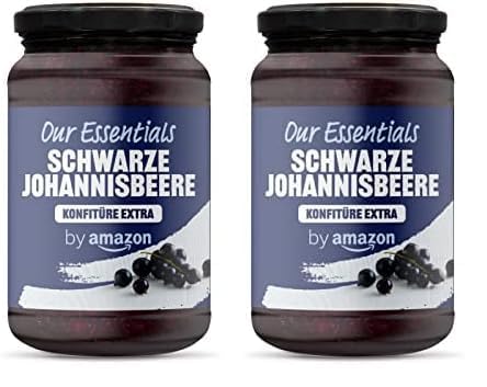 by Amazon Schwarze Johannisbeer-Konfitüre extra, 450g (2er-Pack) von by Amazon