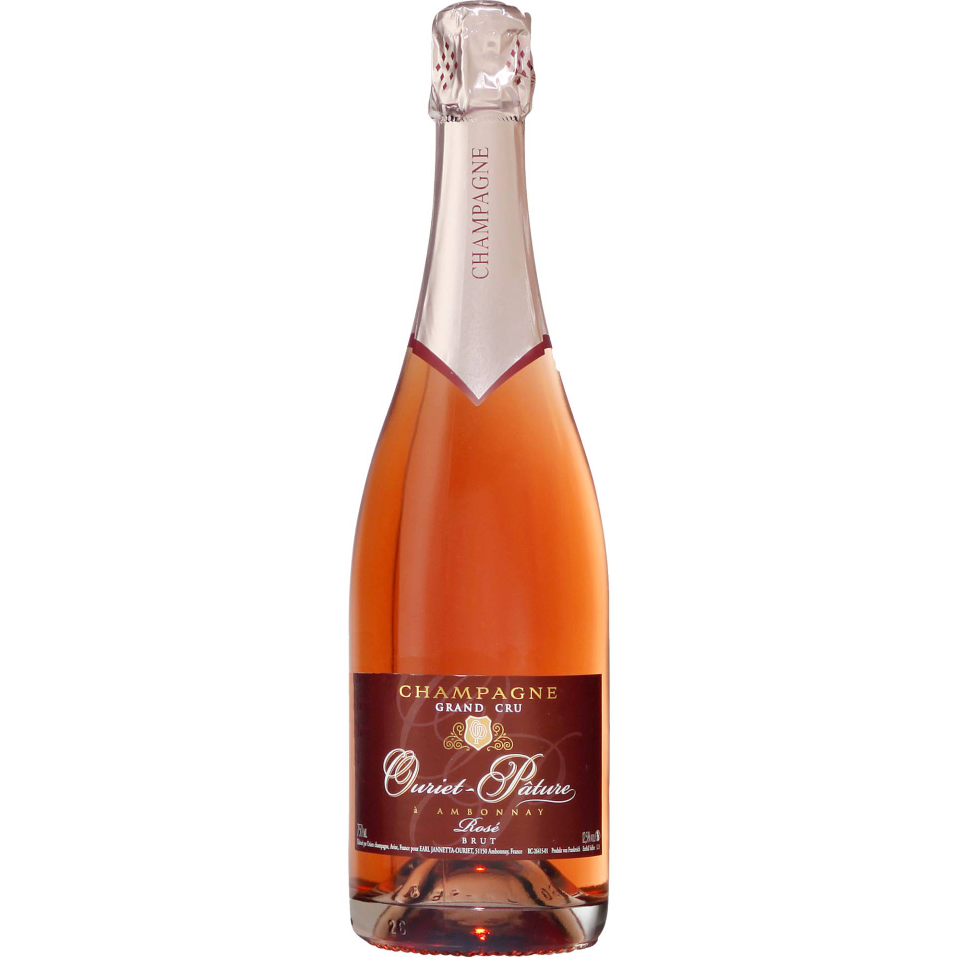 Champagne Ouriet-Pâture Grand Cru Rosé, Brut, Champagne Grand Cru AC, Champagne, Schaumwein Champagne Ouriet-Pâture Grand Cru Rosé, Brut, Champagne Grand Cru AC, Champagne, Schaumwein von Ouriet-Pâture, Route de Vaudemanges et 9 Route de Bouzy, F-51150 Ambonnay