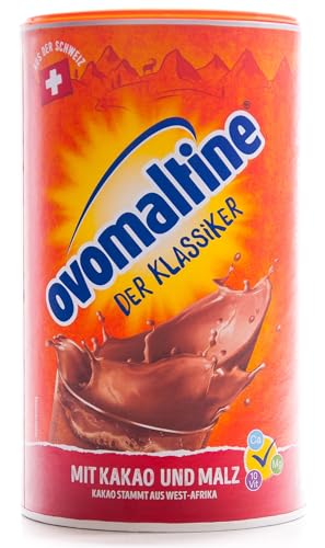 Ovomaltine Kakao-Pulver mit dem einzigartigen Geschmack nach Malz und hochwertigem Cacao, nachhaltig - für heiße Schokolade, 500 g von Ovomaltine