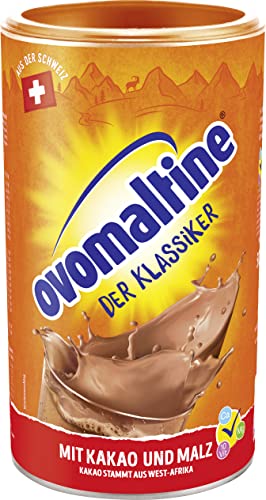 Ovomaltine Kakao-Pulver mit dem einzigartigen Geschmack nach Malz und hochwertigem Cacao, nachhaltig - für heiße Schokolade (1 x 500g) von Ovomaltine
