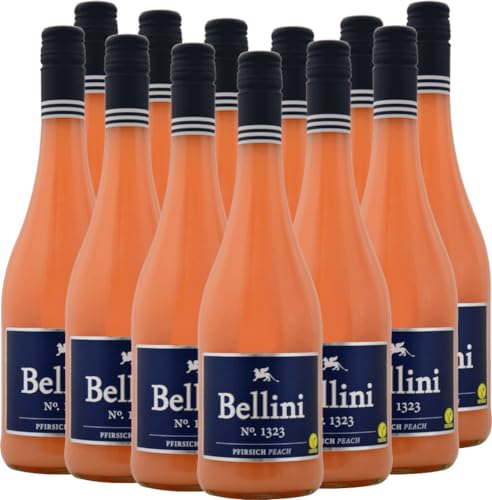 Bellini No. 1323 Pfirsich - P&P Weine - 12 x 0,75l VINELLO - 12er - Weinpaket inkl. kostenlosem VINELLO.weinausgießer von P&P Weine