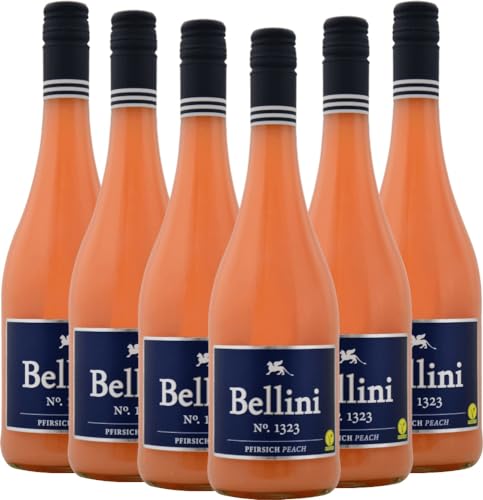 Bellini No. 1323 Pfirsich - P&P Weine - 6 x 0,75l VINELLO - 6er - Weinpaket inkl. kostenlosem VINELLO.weinausgießer von P&P Weine