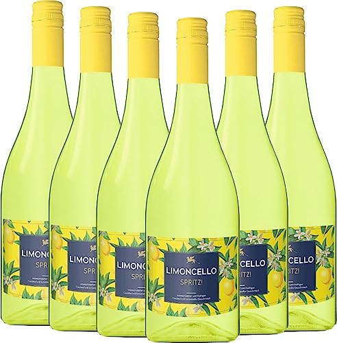 Limoncello Spritz! P&P Weine Weinhaltiges Getränk 6 x 0,75l VINELLO - 6 x Weinpaket inkl. kostenlosem VINELLO.weinausgießer von P&P Weine