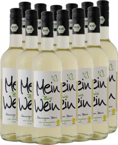 Mein Bio Wein Sauvignon Blanc Bio P&P Weine Weißwein 12 x 0,75l VINELLO - 12 x Weinpaket inkl. kostenlosem VINELLO.weinausgießer von P&P Weine
