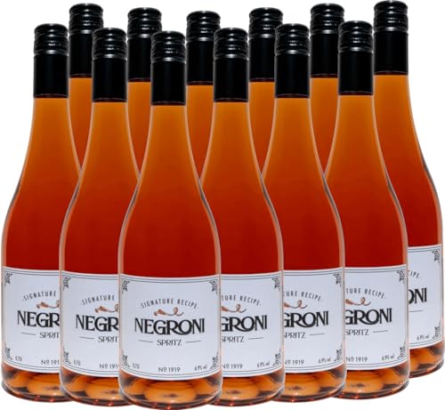 Negroni Spritz No. 1919 - P&P Weine weinhaltiges Getränk 12 x 0,75l VINELLO - 12 x Weinpaket inkl. kostenlosem VINELLO.weinausgießer von P&P Weine