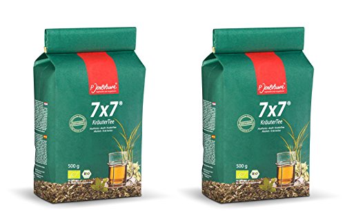 2 x Jentschura 7x7 KräuterTee 500 g ( 1KG) in Bio-Qualität (10 Proben gratis) von P. Jentschura