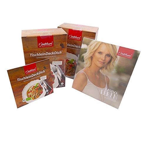 Jentschura TischleinDeckDich 800g BundlePreis + GRATIS Zugaben wählbar Größe 2x800g Pack + "Basisch Leben" von P. Jentschura