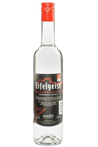 Eifelgeist Kräutergeist Nürburgring-Edition, enthält 42 Kräuter, aus rein natürlichen Rohstoffen, handwerklich hergestelltes Spitzendestillat, über 90-jährige Tradition, 0,7 L, 47% vol. Eifelgeist Kräutergeist Nürburgring-Edition, enthält 42 Kräuter, aus rein natürlichen Rohstoffen, handwerklich hergestelltes Spitzendestillat, über 90-jährige Tradition, 0,7 L, 47% vol. von P.J. Schütz Eifel-Destillerie