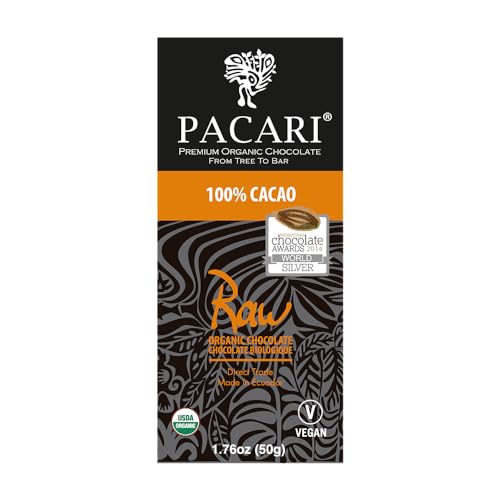 Pacari Bio Raw 100% Rohschokolade (1 x 50 gr) von PACARI
