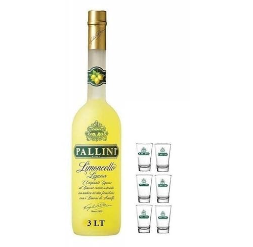 PALLINI LIQUORE LIMONCELLO 3 LT CON 6 BICCHIERI PALLINI LIQUORE LIMONCELLO 3 LT CON 6 BICCHIERI von PAOLUCCI