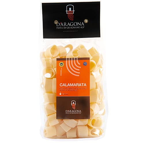 Calamarata – Aragona-Paste, italienische Exzellenz, harte Weizenpaste aus Bronze – 2 x 500 g von PASTA D'ARAGONA GRAGNANO IGP