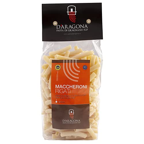 Maccheroni Rigati – Aragona-Paste, italienische Exzellenz, harte Weizenpaste aus Bronze – 2 x 500 g von PASTA D'ARAGONA GRAGNANO IGP