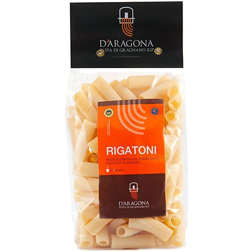 Rigatoni – Aragona-Paste, italienische Exzellenz, harte Weizenpaste aus Bronze – 2 x 500 g von PASTA D'ARAGONA GRAGNANO IGP