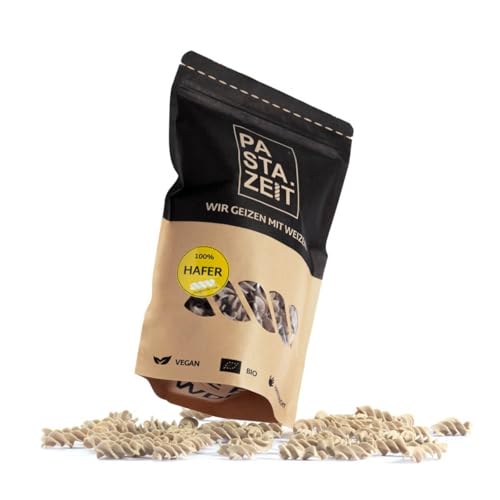 PASTAZEIT Bio Hafer Nudeln - High Protein Nudeln handgemacht - Protein Pasta - Ideal für Sportler, Fitness - hochwertige Kohlenhydrate - vegetarisch, vegan (1 x 250g) von PASTAZEIT