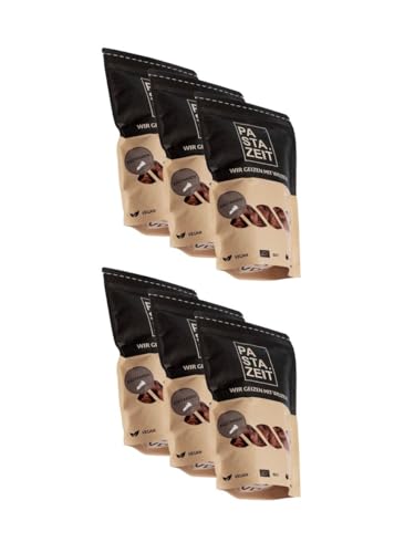 PASTAZEIT Bio Kastanien Nudeln - Campanelle Protein Pasta - High Protein Noodle - Eiweiß Pasta - Ideal für Sportler - Vitaminreich - vegetarisch, vegan (6 x 250g) von PASTAZEIT