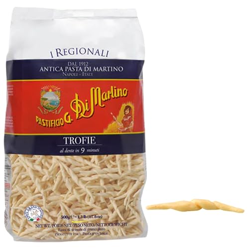 Martino Pasta kurz & lange Pasta Packungen mit 500 g (Trophäen) von PASTIFICIO G. DI MARTINO