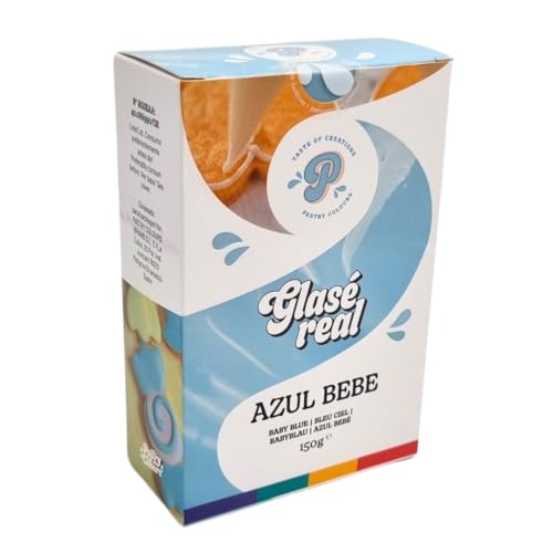 PASTRY COLOURS, Kuchenglasur, Royal Icing, Farbe Baby Blau, Perfekte Keks- und Tortendekorationsmischung, ideal zum Ausstechen von Keksen, Konsistenz nach Wahl, 150 Gramm PASTRY COLOURS, Kuchenglasur, Royal Icing, Farbe Baby Blau, Perfekte Keks- und Tortendekorationsmischung, ideal zum Ausstechen von Keksen, Konsistenz nach Wahl, 150 Gramm von PASTRY COLOURS