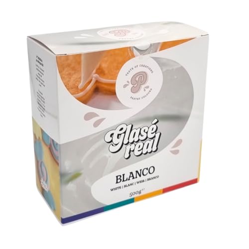 PASTRY COLOURS, Kuchenglasur, Royal Icing, Farbe Weiss, Perfekte Keks- und Tortendekorationsmischung, ideal zum Ausstechen von Keksen, Konsistenz nach Wahl, 500 Gramm PASTRY COLOURS, Kuchenglasur, Royal Icing, Farbe Weiss, Perfekte Keks- und Tortendekorationsmischung, ideal zum Ausstechen von Keksen, Konsistenz nach Wahl, 500 Gramm von PASTRY COLOURS