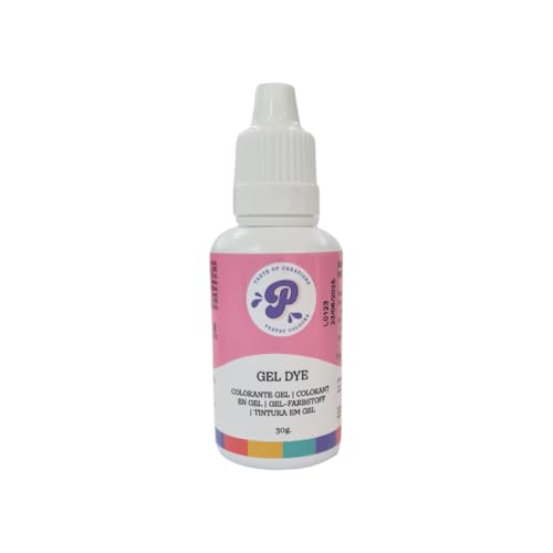 PASTRY COLOURS - Wasserlösliches Färbegel - Hygienische und handliche Flasche - Intensive Farbe für Ihre Backwaren - 30 Ml (Rosa) von PASTRY COLOURS
