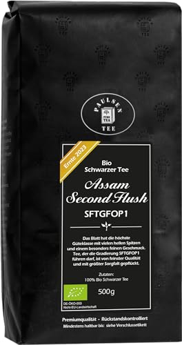 Bio Assam Second Flush SFTGFOP1, 500g (47,90 EUR/kg), schwarzer Tee, Paulsen Tee von PAULSEN TEE PURE TEA