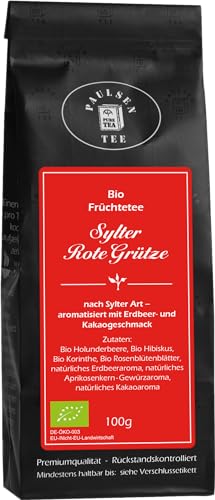 Bio Sylter Rote Grütze 100g, Paulsen Tee Früchtetee rückstandskontrolliert von PAULSEN TEE PURE TEA