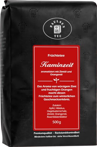 Kaminzeit 500g Paulsen Tee Früchtetee rückstandskontrolliert von PAULSEN TEE PURE TEA