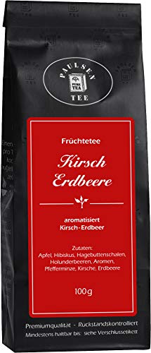 Kirsch Erdbeer 100g (39,90 Euro/kg) Paulsen Früchtetee von PAULSEN TEE PURE TEA