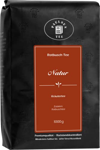 Natur 1000g (37,95 Euro/kg) Paulsen Tee Rotbuschtee rückstandskontrolliert von PAULSEN TEE PURE TEA