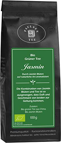 Paulsen Bio Grüner Tee Jasmin 100g (49,90 Euro / kg) von PAULSEN TEE PURE TEA