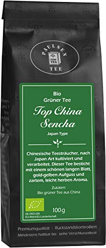Paulsen Bio Grüner Tee Top China Sencha Japan Type 100g (47,90 Euro / kg) von PAULSEN TEE PURE TEA