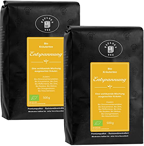 Paulsen Bio Kräutertee Entspannung 2 x 500g von PAULSEN TEE PURE TEA