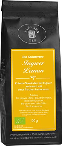 Paulsen Bio Kräutertee Ingwer Lemon 100g (49,90 Euro / kg) von PAULSEN TEE PURE TEA