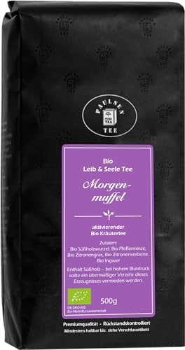 Paulsen Bio Kräutertee Leib und Seele Morgenmuffel 500g (45,90 Euro/kg) von PAULSEN TEE PURE TEA